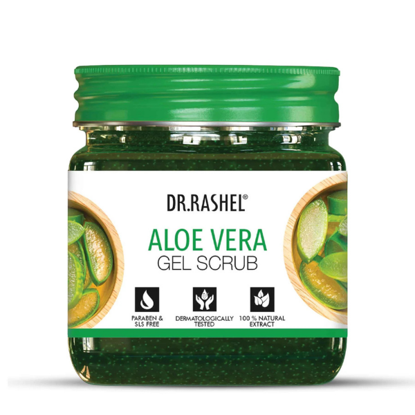 Dr. Rashel Aloe Vera Face & Body Gel Scrub - 380ml