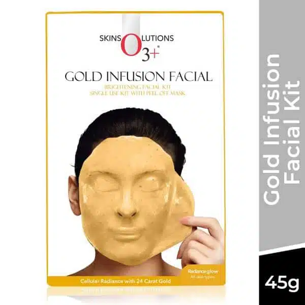 O3+ Skins Lutions Gold Infusion Facial Peel Of Facial Kit 45gm